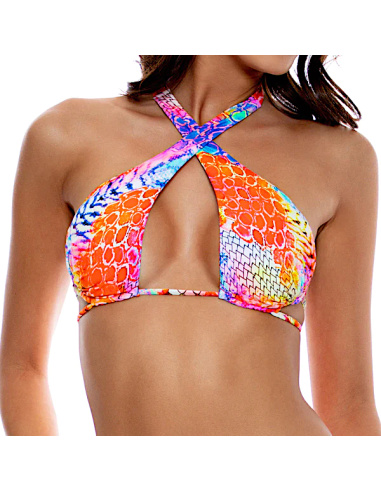 Haut de Maillot de Bain Croisé, Luli Instinct, Luli Fama L759K46-111