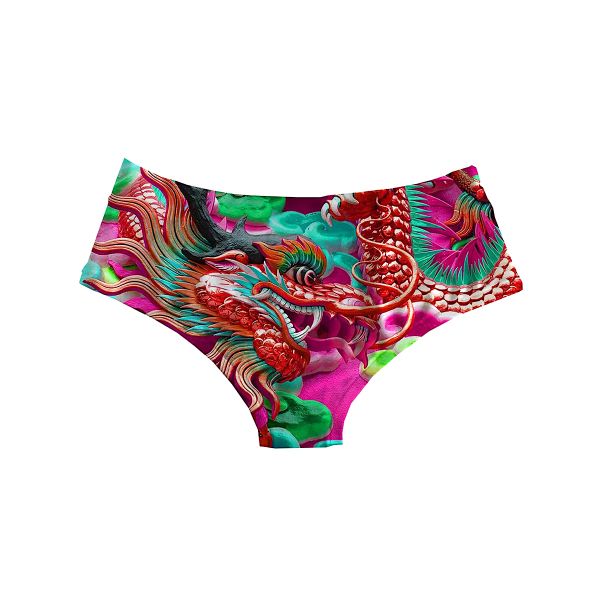 Hipster, Dragon Pink, Happy Undies DRAGON PINK HIPS