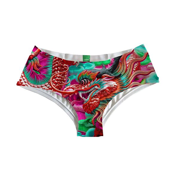 Hipster, Dragon Pink, Happy Undies DRAGON PINK HIPS