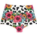Slip Taille Haute & Beach, Cow Pop Art, Happy Undies COW POP HIGH