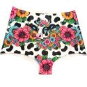 Slip Taille Haute & Beach, Cow Pop Art, Happy Undies COW POP HIGH