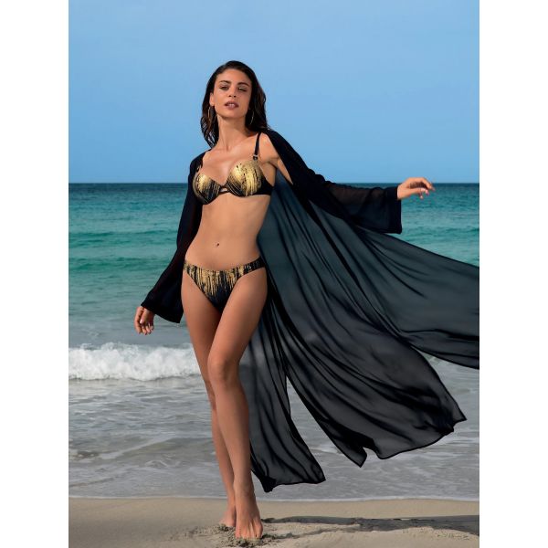 Kimono Long, Feuille d'Or, Lise Charmel ASB2979-NO