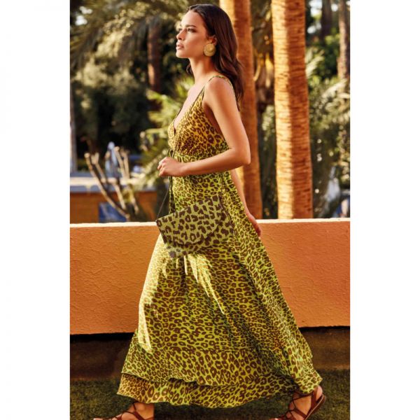 Pochette Leopard Perle, Diva, Iconique IC24-B26