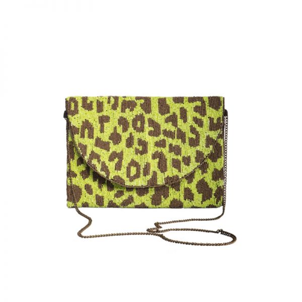Pochette Leopard Perle, Diva, Iconique IC24-B26