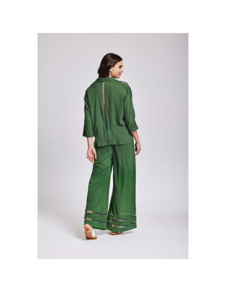 Chemise Manche Longue, Rita, Iconique IC24-077-FOREST