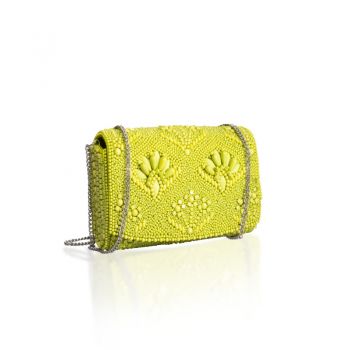 Sac Pochette Perle, Maya, Iconique IC24-B03-LIME