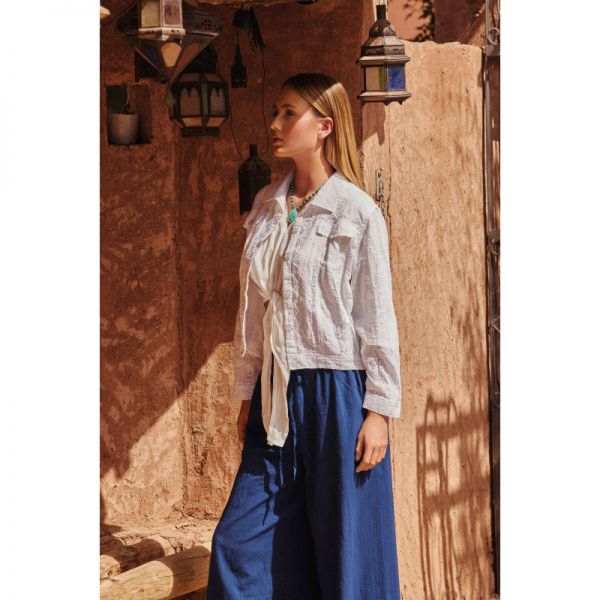 Veste Blouson Boutonnée, Mykonos, David DB24-005