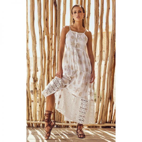 Robe Longue Bretelles, Creta, David DB24-013