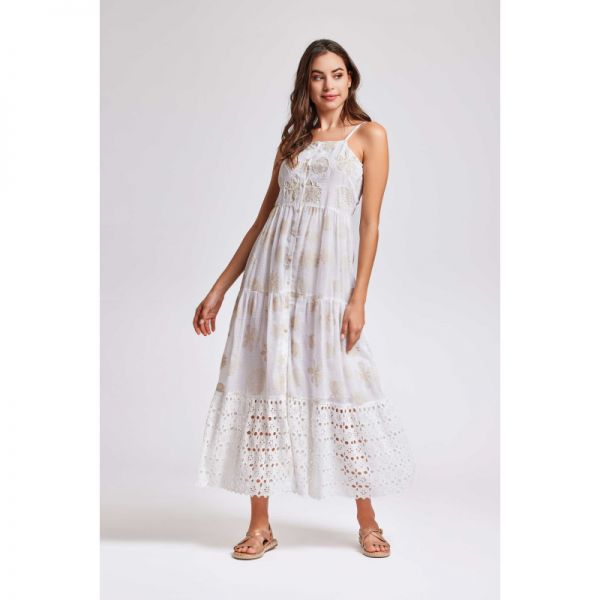 Robe Longue Bretelles, Creta, David DB24-013