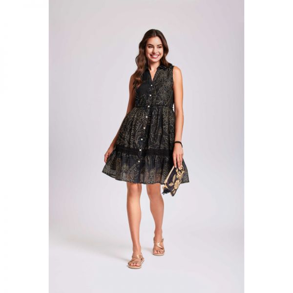 Robe 3/4 Sans Manches, Malibu, David DB24-098