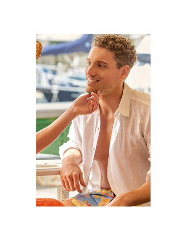 Chemise, Francis, David DM24-045-WHITE