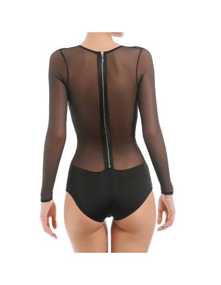 Body Bonnets Moulés et Cristaux Swarovski Manches longues ID Sarrieri S D6993