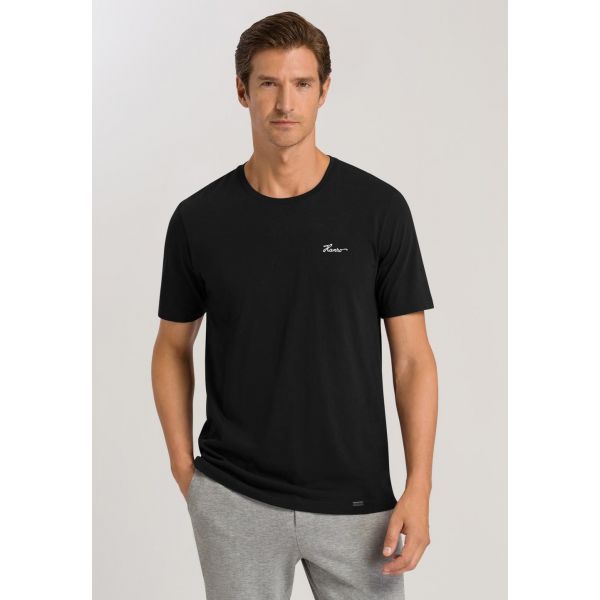 Tee-Shirt Col Rond Manches Courtes 100%Coton, Living Shirt, Hanro 075853-0019