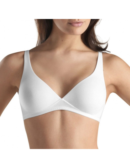 Soutien-Gorge Brassière Sans Armature, Cotton Sensation, Hanron, 071358