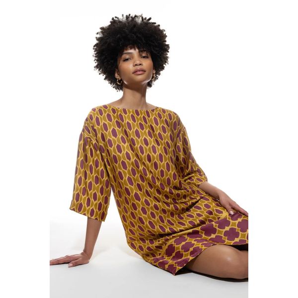 Tunic with 3/4 Sleeves, Oriental Flow, Mey 1230028-1125