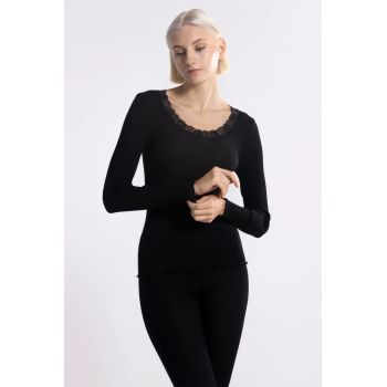 Long Sleeve Shirt in Wool and Silk, Oscalito 3416-020