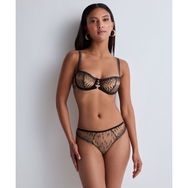 Tanga, Voodoo Kiss, Millenium Black, Aubade 3D26-MIBL