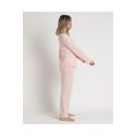 Pyjama Pantalon & Manches Longues, Admas 62617-CORAL