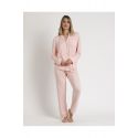 Pyjama Pantalon & Manches Longues, Admas 62617-CORAL