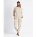 Pyjama Pantalon & Manches Longues, Admas 56192-BEIGE