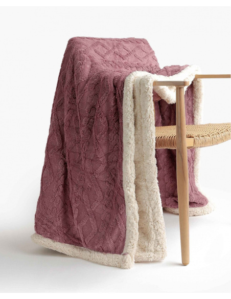 Blanket, Ad mas 69028-ROSE