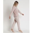 Pyjama Pantalon & Manches Longues, Admas 62651-PIEDRA