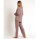 Pyjama Pantalon & Manches Longues, Admas 62617-MOKA