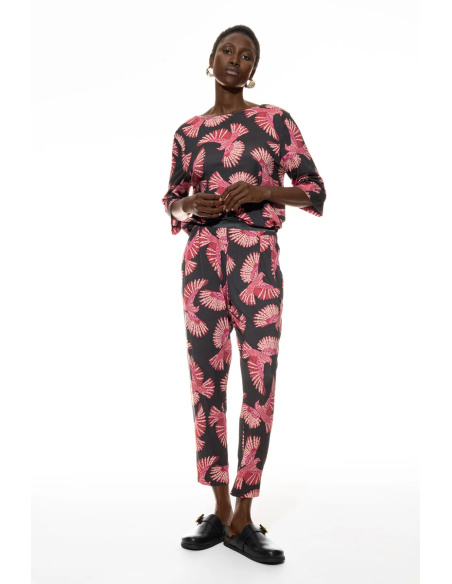 3/4-sleeve T-shirt, Flying Bird, Mey 1210015-515