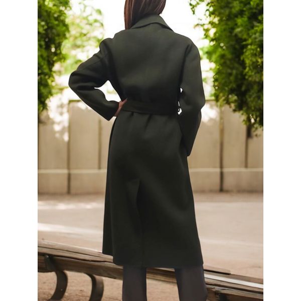 Long wool coat, Lou AndreaLOU202208-BRONZE
