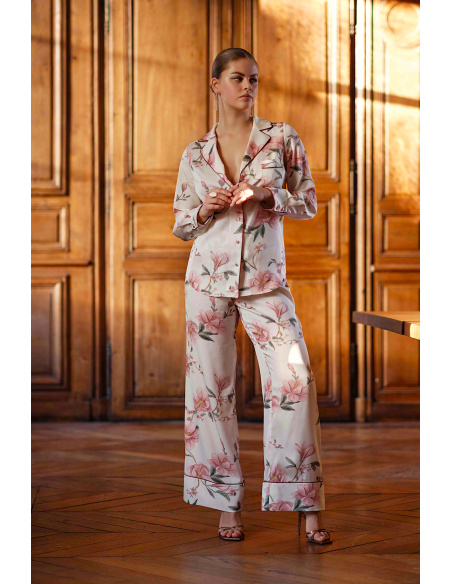Pyjama en Satin de Soie, Vivianne, Marjolaine 9VIV5503-0197