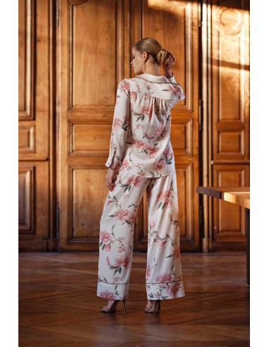 Pyjama en Satin de Soie, Vivianne, Marjolaine 9VIV5503-0197