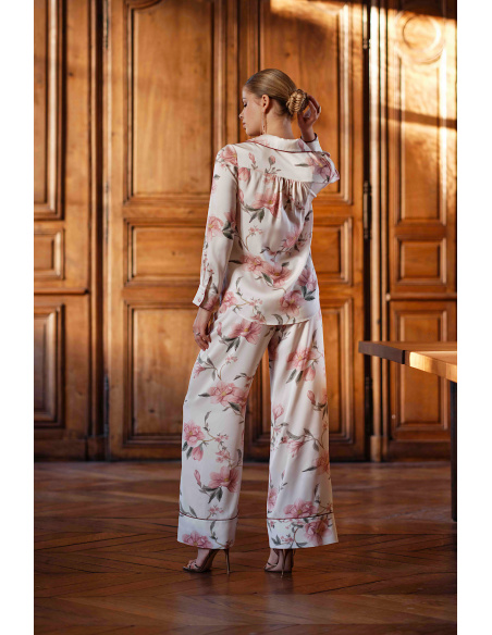 Pyjama en Satin de Soie, Vivianne, Marjolaine 9VIV5503-0197