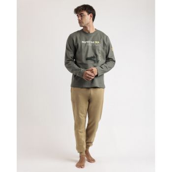 Pyjama Pantalon & Manches Longues, Admas 62777-CAQUI 2