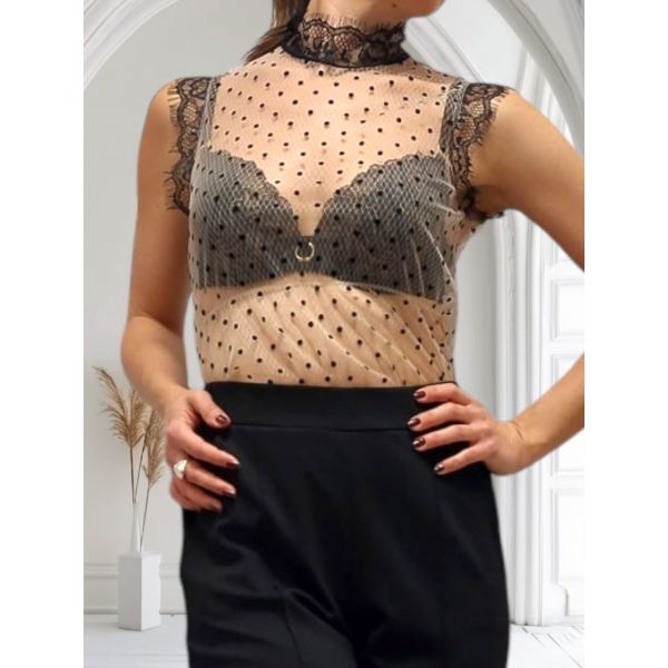 Sleeveless sweater, Safra, Pierre Mantoux 1210M-5643