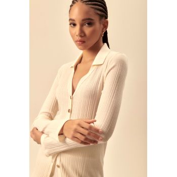 Veste Boutonnée Manches Longues, Oscalito 7462-012