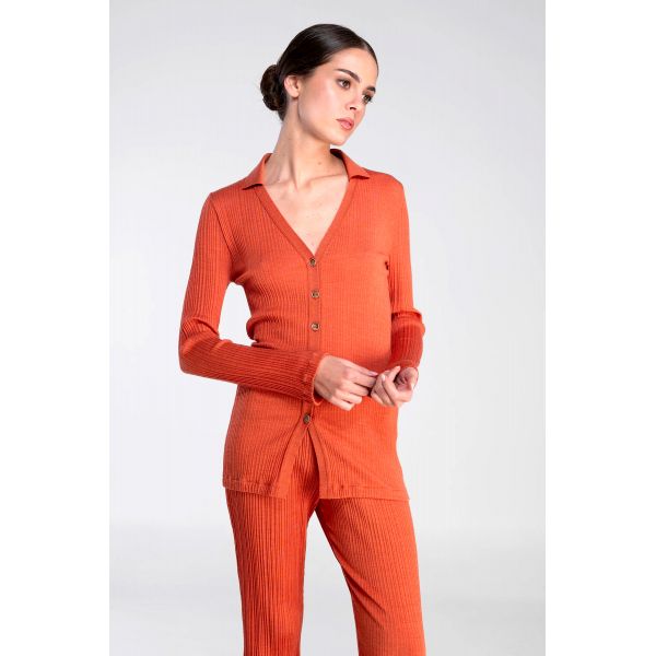 Veste Boutonnée Manches Longues, Oscalito 7462-680