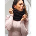 Tubular scarf in extrafine wool and pure silk, Oscalito 3435-338