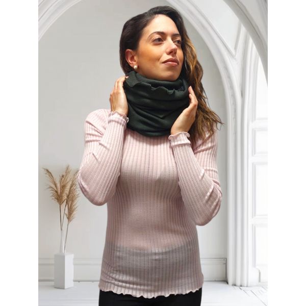 Echarpe Plissé Laine et Soie, Oscalito 3435-932