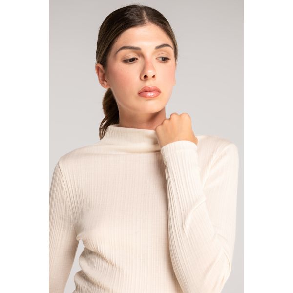 Pull Col Montant Manches Longues, Oscalito 7466-012