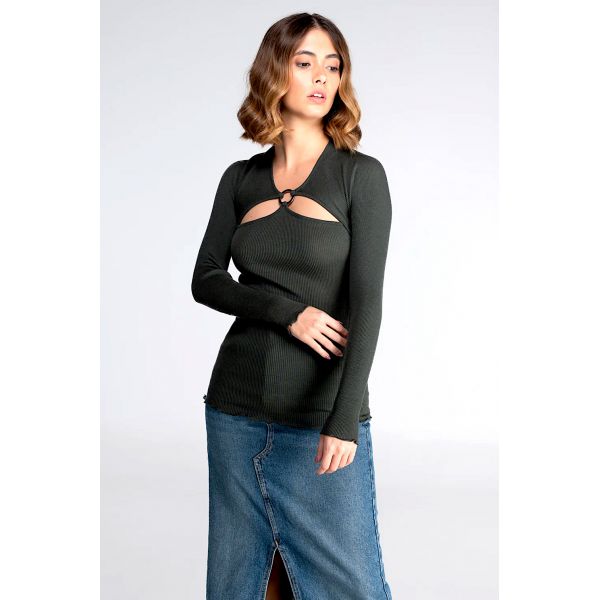 Long sleeved crew neck sweater, Oscalito 7471-932