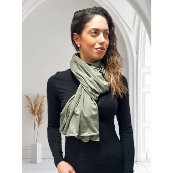 Echarpe, Modal - Cachemire, Moretta 5711-SALVIA