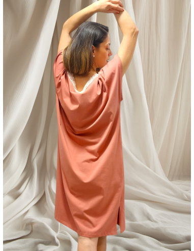 Chemise De Nuit Manches 3/4, Peignora 23EMK906