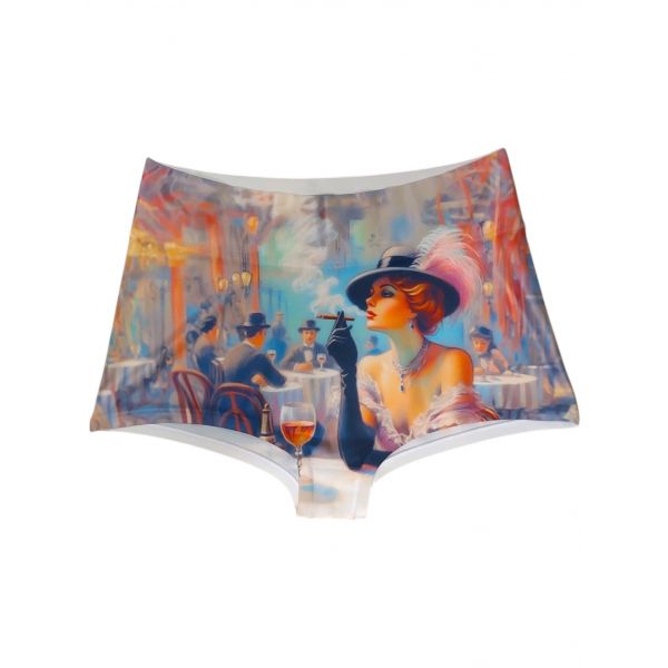 Slip Taille Haute & Beach, Cafe Romance, Happy Undies CAFE ROMANCE HIGH