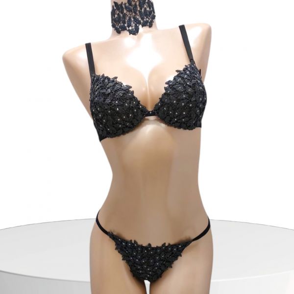 Tanga Swarovski, Luxury Bijoux, Ambra 1455-616