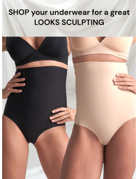 Sculpting High Waist Brief, Bye Bra SCPHWB 1322-1327