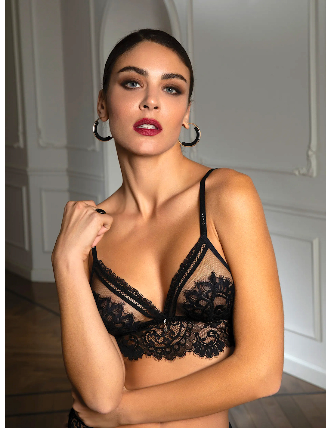 Soutien-gorge Armaturé Lise Charmel Déesse Désirs - Taille 95E (80E EU/36E US) - Mauve Désir - Neuf Avec étiquettes