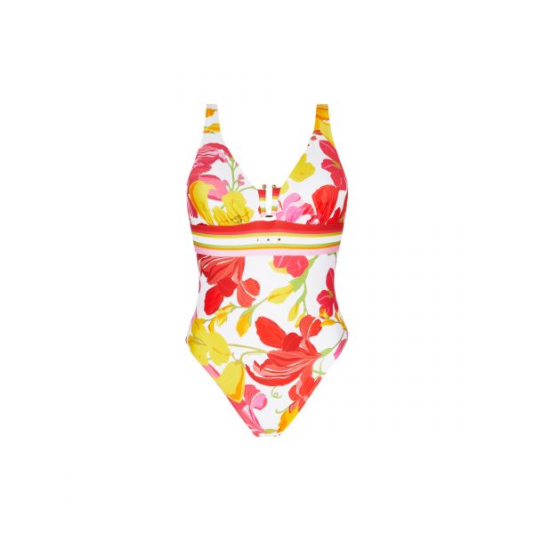 Maillot de Bain 1 Pièce Maintien Ouvert, Envolee Florale - Bouquet, Lise Charmel ABB6983-BF