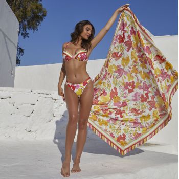 Bas de Maillot de Bain Slip Taille Basse, Envolee Florale - Bouquet, Lise Charmel ABB0483-BF