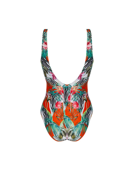 Maillot de Bain 1 Pièce Nageur Maintien Ouvert, Echappée Libre - Tropic, Lise Charmel ABB6987-ET