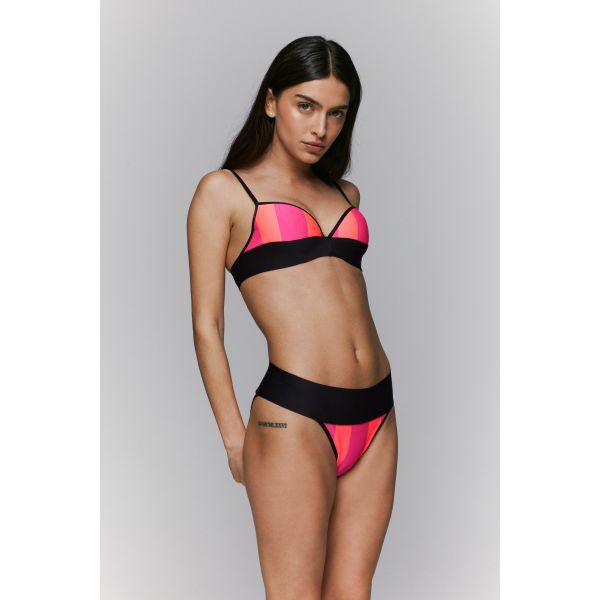 Balconette bikini top, Lin - Neon Fiesta, Sarda 3600323-NEF